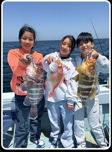 家族連れ釣果